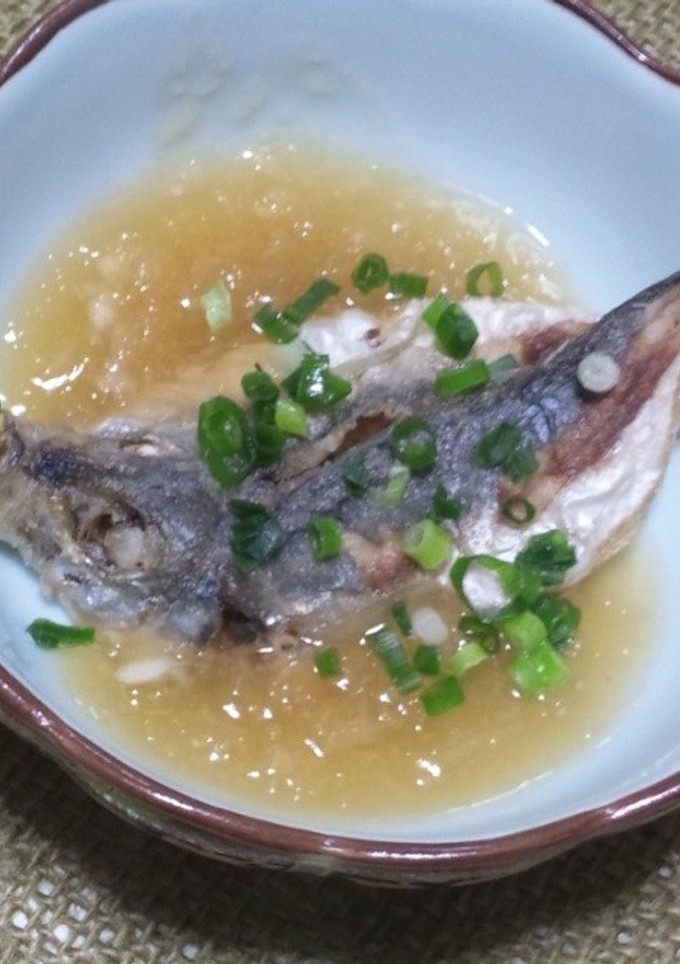 小あじの唐揚げ♪みぞれあんかけ汁-レシピのメイン写真