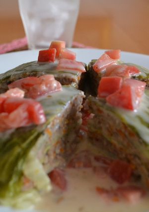 野菜たっぷりキャベツと挽肉のミルフィーユ-レシピのメイン写真
