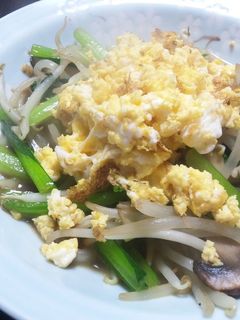 もやしと小松菜の中華炒め-レシピのメイン写真