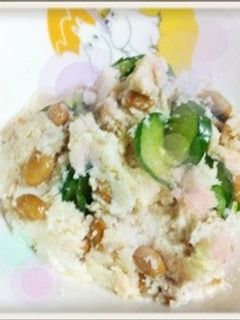 簡単!ヘルシー!納豆おからサラダ-レシピのメイン写真