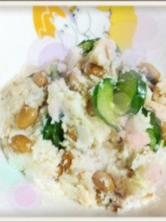 簡単!ヘルシー!納豆おからサラダ-レシピのメイン写真