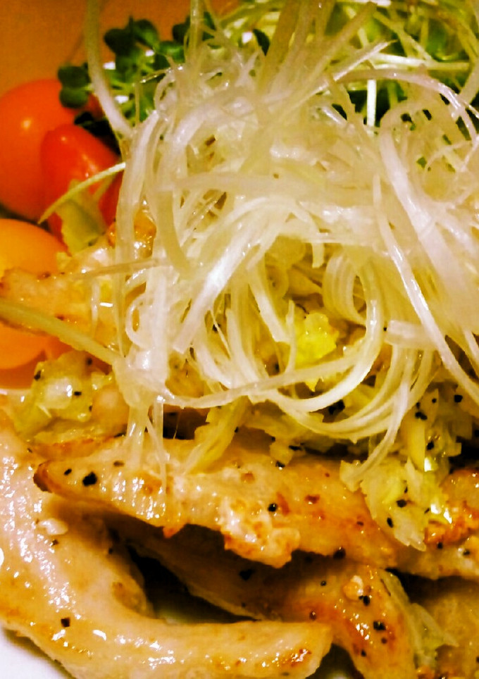 【おつまみ、おかず】豚トロねぎだく塩焼き-レシピのメイン写真