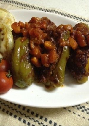 ご飯で重増し!肉詰めピーマン-レシピのメイン写真