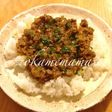きのことココナッツミルクのドライカレー☆