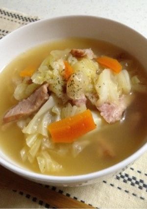 野菜が美味しいベーコンスープ-レシピのメイン写真