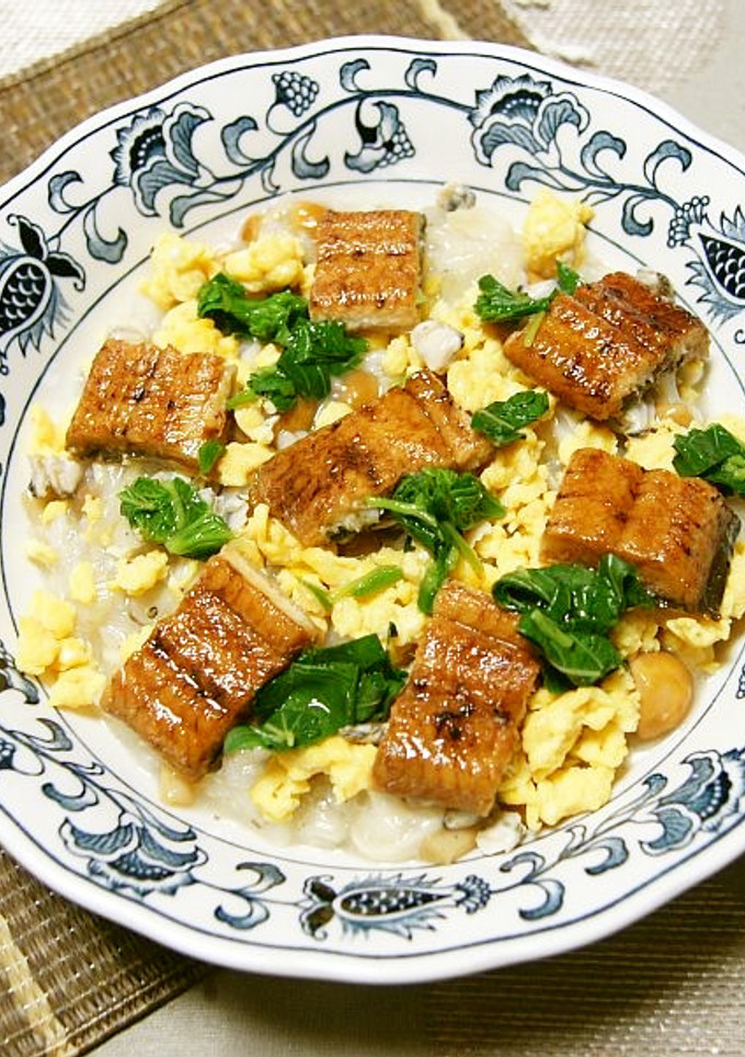 ウナギの蒲焼和風リゾット-レシピのメイン写真