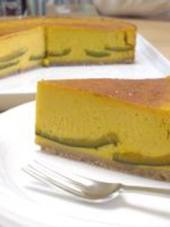 かわいい!パンプキンチーズケーキ-レシピのメイン写真
