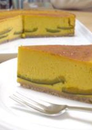 かわいい！パンプキンチーズケーキ-レシピのメイン写真