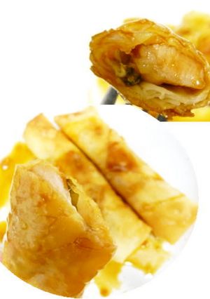 豚トロのあぶり焼き入り春巻き☆うまいっ-レシピのメイン写真