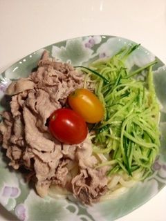 冷しゃぶうどん-レシピのメイン写真