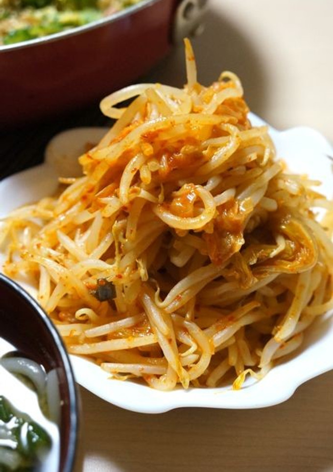 低カロリー♫もやしとキムチの蒸し焼き-レシピのメイン写真