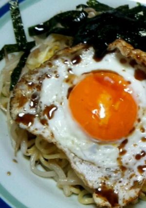 山形庄内地方B級グルメ！あとがけ焼きそば-レシピのメイン写真
