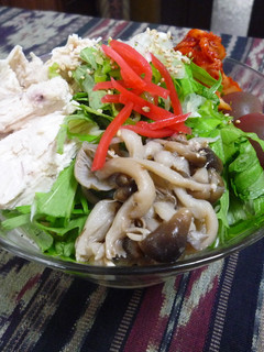 ゆで鶏汁+塩麹スープのさっぱり冷そうめん-レシピのメイン写真