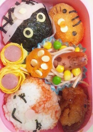 キャラ弁*ﾊﾞｲｷﾝﾏﾝとﾄﾞｷﾝちゃん-レシピのメイン写真