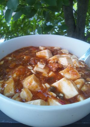 カレーをリメイク♪♪簡単麻婆豆腐♪♪-レシピのメイン写真