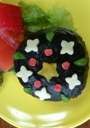 キャラ弁☆花火のおにぎり-レシピのメイン写真