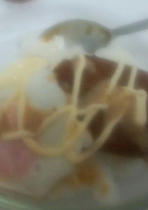 ハンバーグ卵和風ゴマだれ-レシピのメイン写真