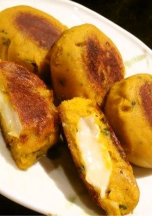 チーズinかぼちゃ餅-レシピのメイン写真
