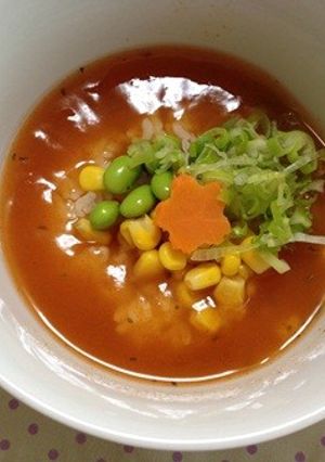 手間なし！トマトスープジュレリゾット-レシピのメイン写真