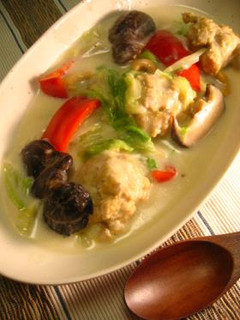 白菜と鶏団子の中華風クリーム煮-レシピのメイン写真