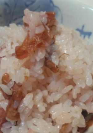 梅干しご飯-レシピのメイン写真