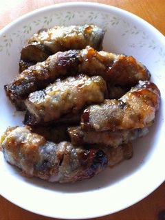茄子の豚肉巻きまき♡-レシピのメイン写真