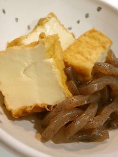 厚揚げとこんにゃくの煮物-レシピのメイン写真