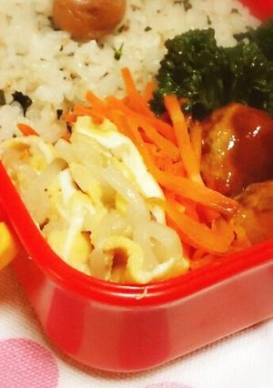 お弁当に！シャキシャキもやしオムレツ。-レシピのメイン写真