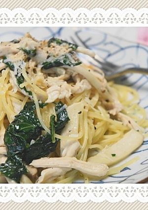 ささみと葉とうがらしのア—リオ・オーリオ-レシピのメイン写真