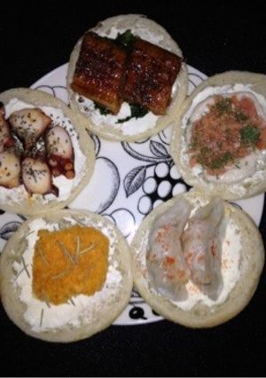 7種のスパイスの5輪オープンサンド-レシピのメイン写真