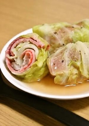 簡単！和風ロールキャベツ-レシピのメイン写真