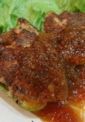 ピーマンの肉詰め-レシピのメイン写真