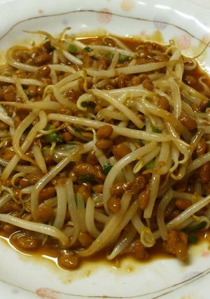 コチュ納豆☆もやし炒め　山椒風味-レシピのメイン写真