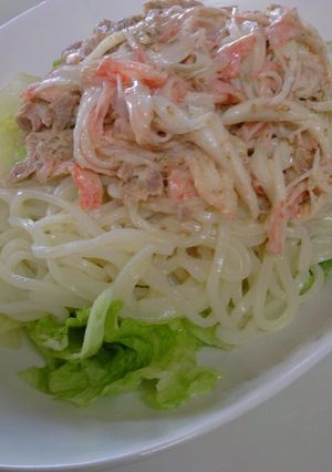 超簡単!ずぼらサラダうどん-レシピのメイン写真
