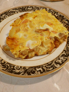 ベーコンとチーズ入りスペインオムレツ-レシピのメイン写真