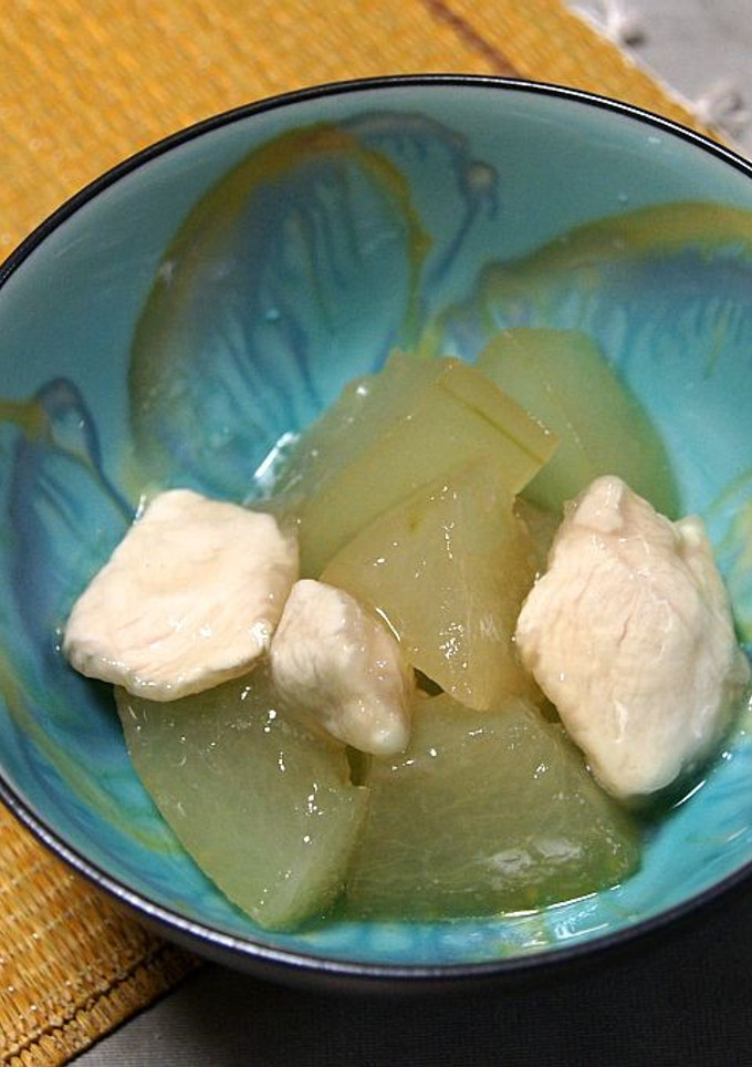 冬瓜とささみの煮物-レシピのメイン写真