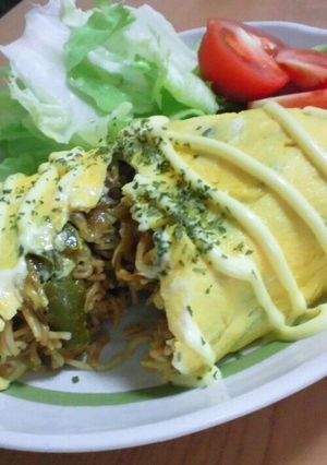 カレーオムソバ-レシピのメイン写真