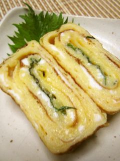 青しそ香る玉子焼き-レシピのメイン写真