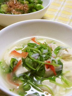 豆腐とかにかまのとろとろ♪-レシピのメイン写真