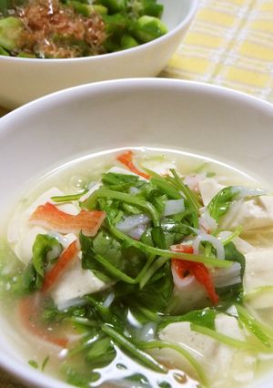 豆腐とかにかまのとろとろ♪-レシピのメイン写真