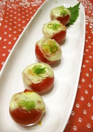 トマトのもろチー焼き-レシピのメイン写真