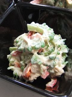 ゴーヤとツナとパプリカの梅マヨサラダ-レシピのメイン写真