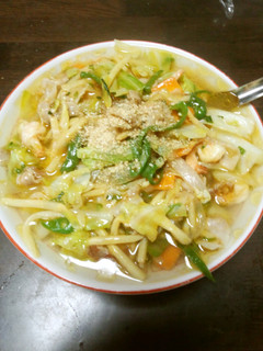 簡単♪竹豚五目あんかけラーメン-レシピのメイン写真