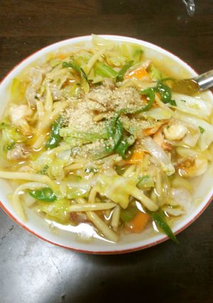 簡単♪竹豚五目あんかけラーメン-レシピのメイン写真