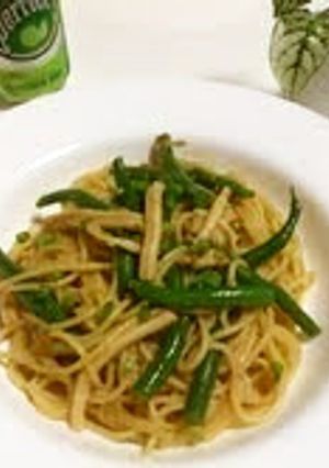 醤油麹! イカとインゲンのパスタ-レシピのメイン写真