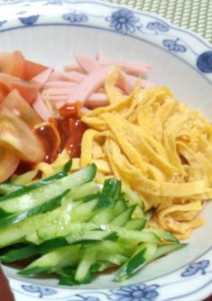 冷やし中華風 ビビン素麺-レシピのメイン写真