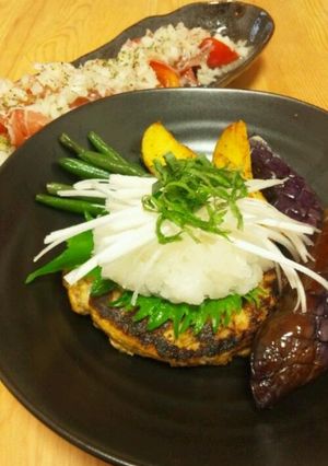ヘルシー♡豆腐入り簡単ハンバーグ-レシピのメイン写真