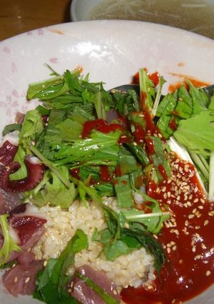 シソ入り韓流海鮮丼-レシピのメイン写真