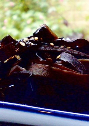 茄子の皮のきんぴらにんにく風味-レシピのメイン写真