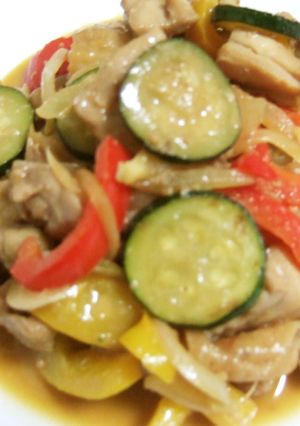 焼肉のたれで♪野菜たっぷり鶏肉炒め☆-レシピのメイン写真